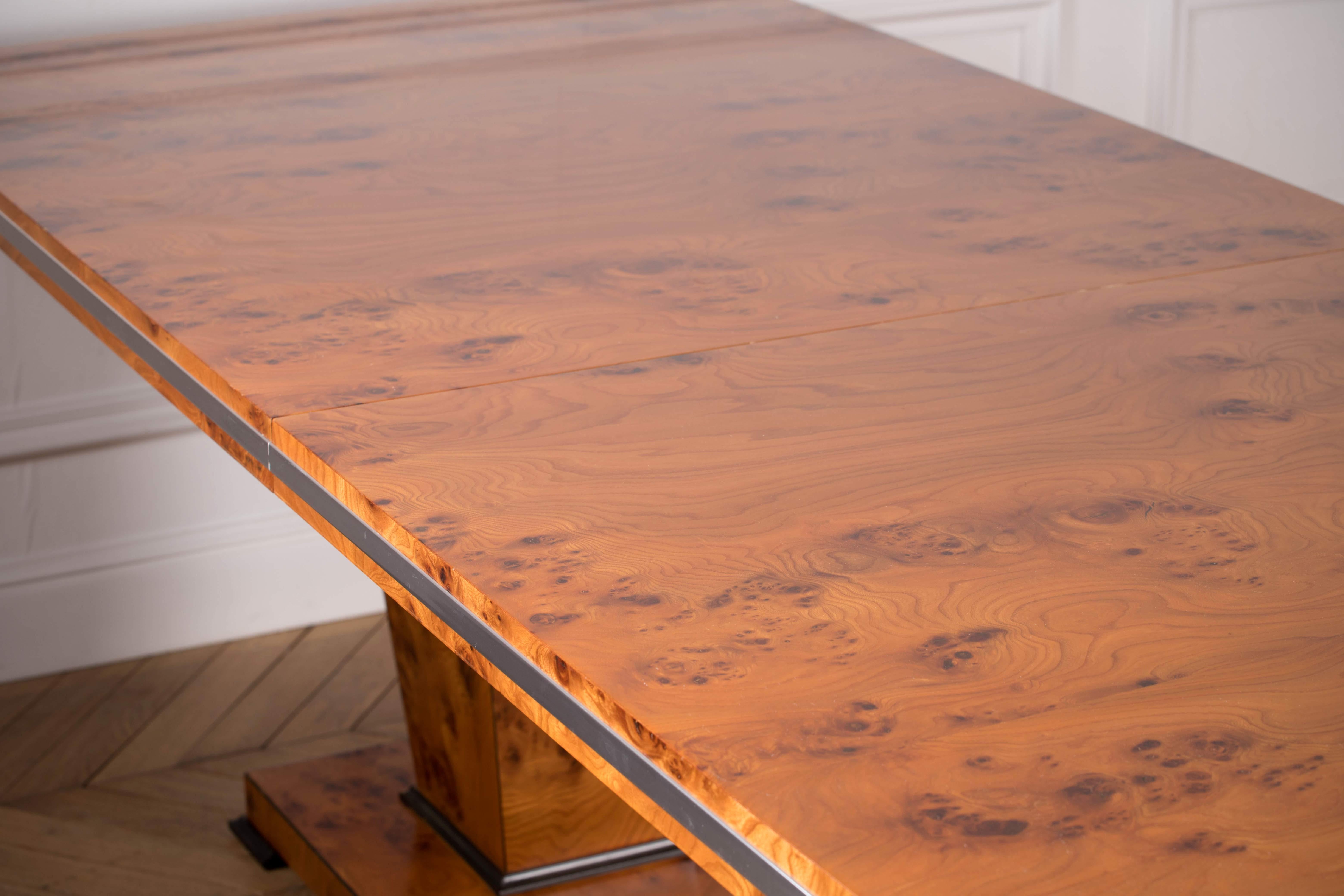 Large Extendable Art Deco Table by Restall Brown and Clennell In Good Condition In Wiesbaden, DE