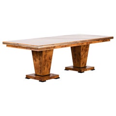 Large Extendable Art Deco Table by Restall Brown and Clennell