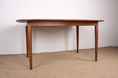 Large Extendable Danish Teak Dining Table by Skovmand & Andersen