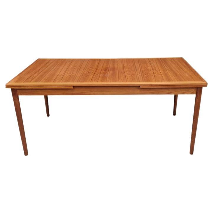 Large extendable dining table by design Kai Winding, Denmark, 1970's For Sale