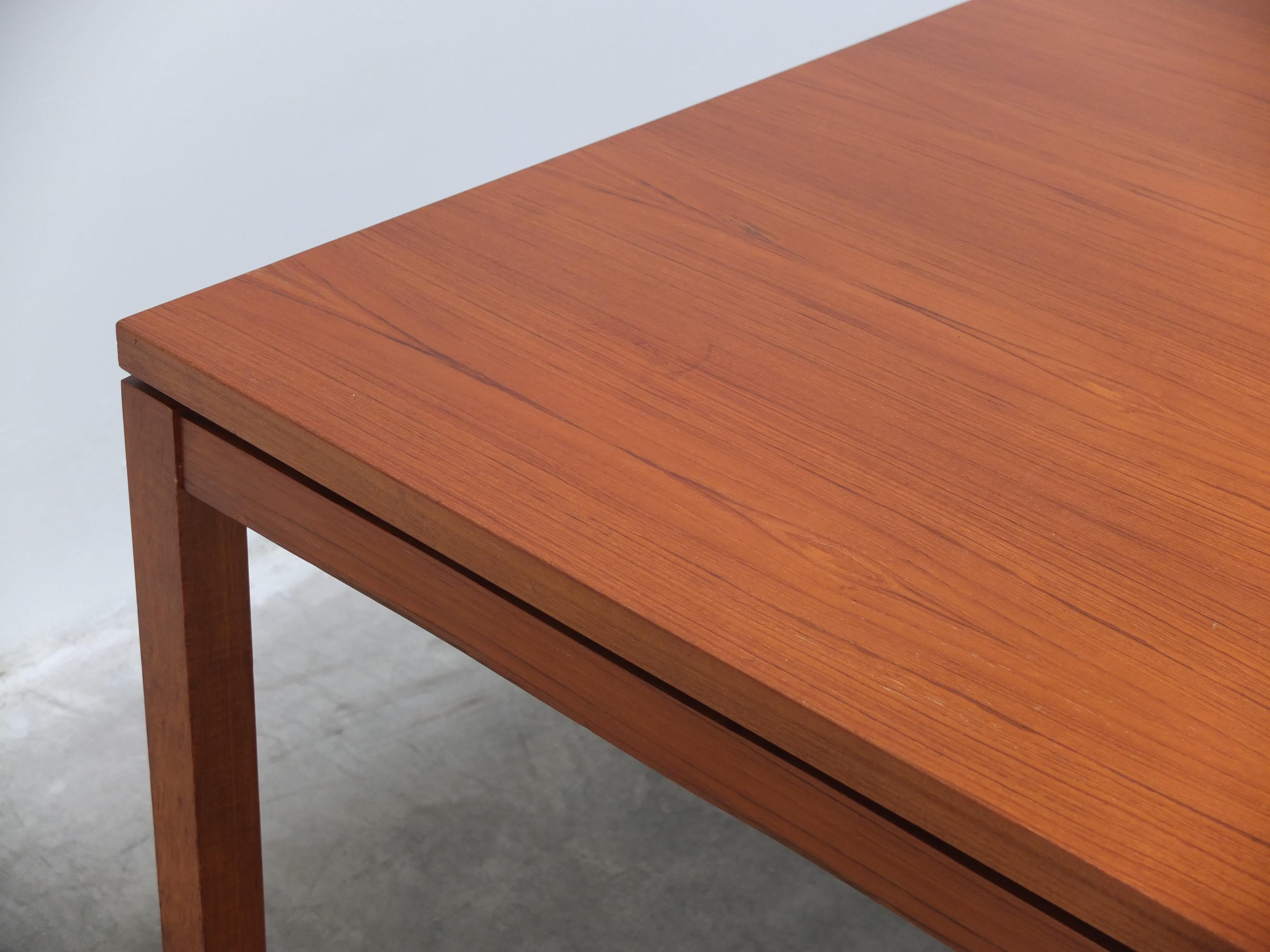 Large Extendable Dining Table by Oswald Vermaercke for V-Form, 1960s For Sale 3