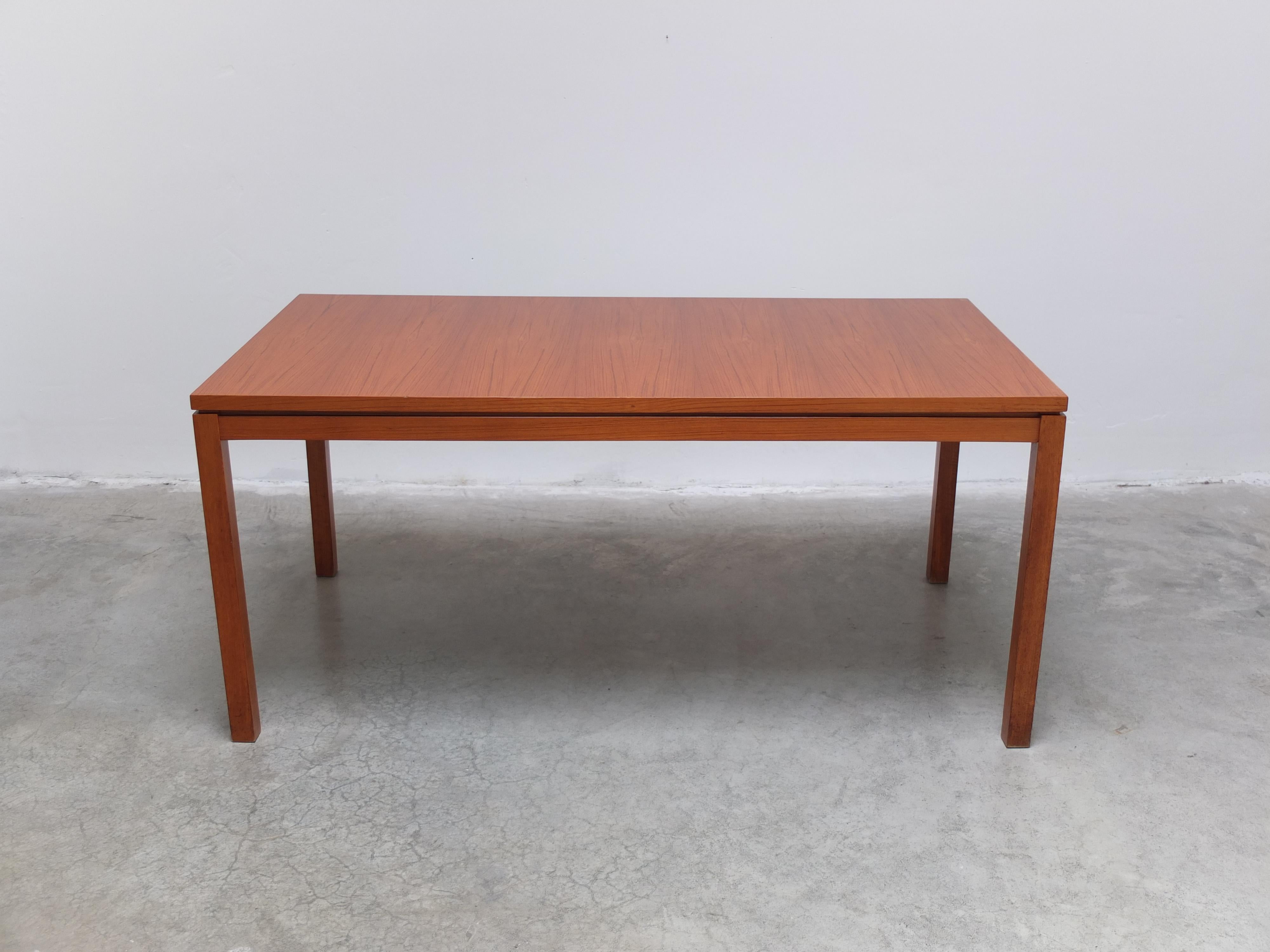 Mid-Century Modern Large Extendable Dining Table by Oswald Vermaercke for V-Form, 1960s For Sale