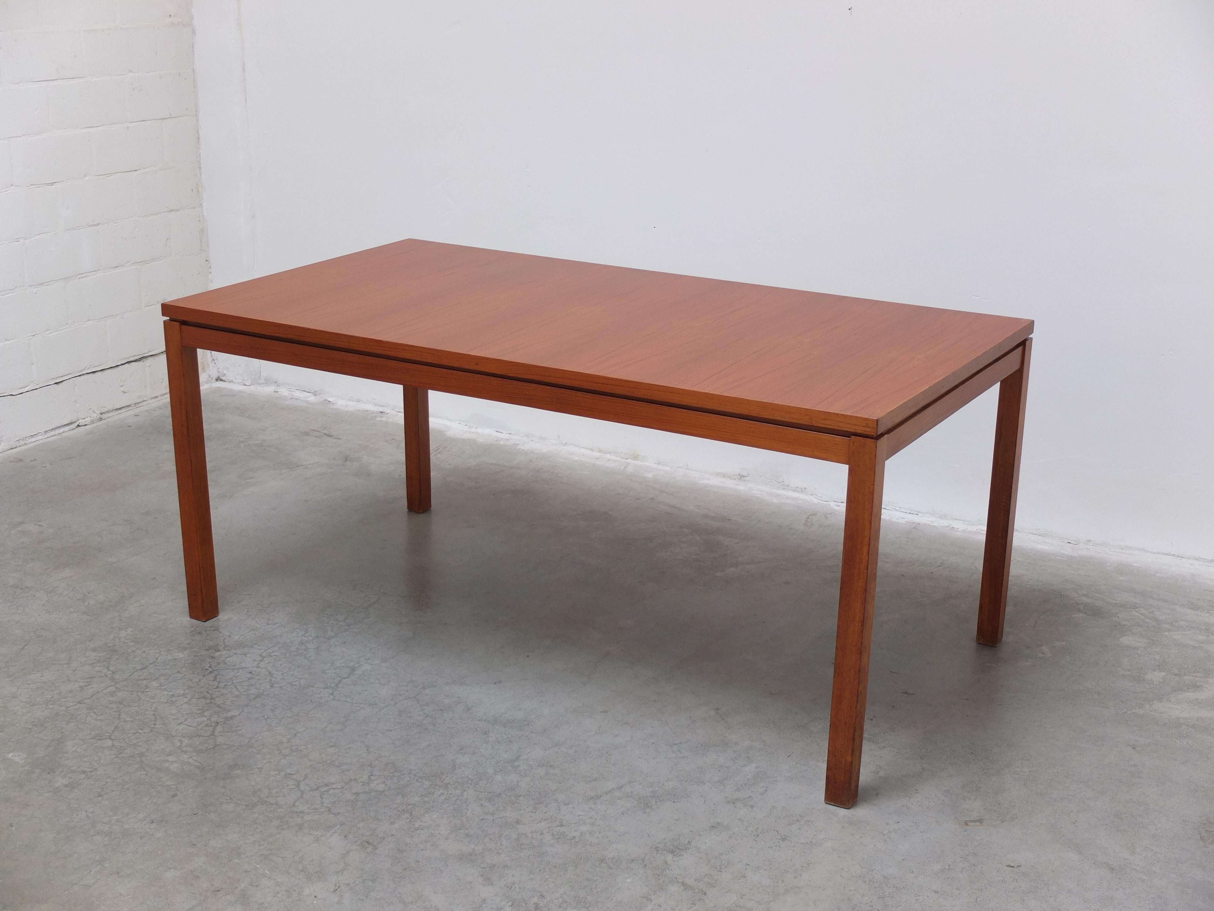 20th Century Large Extendable Dining Table by Oswald Vermaercke for V-Form, 1960s For Sale