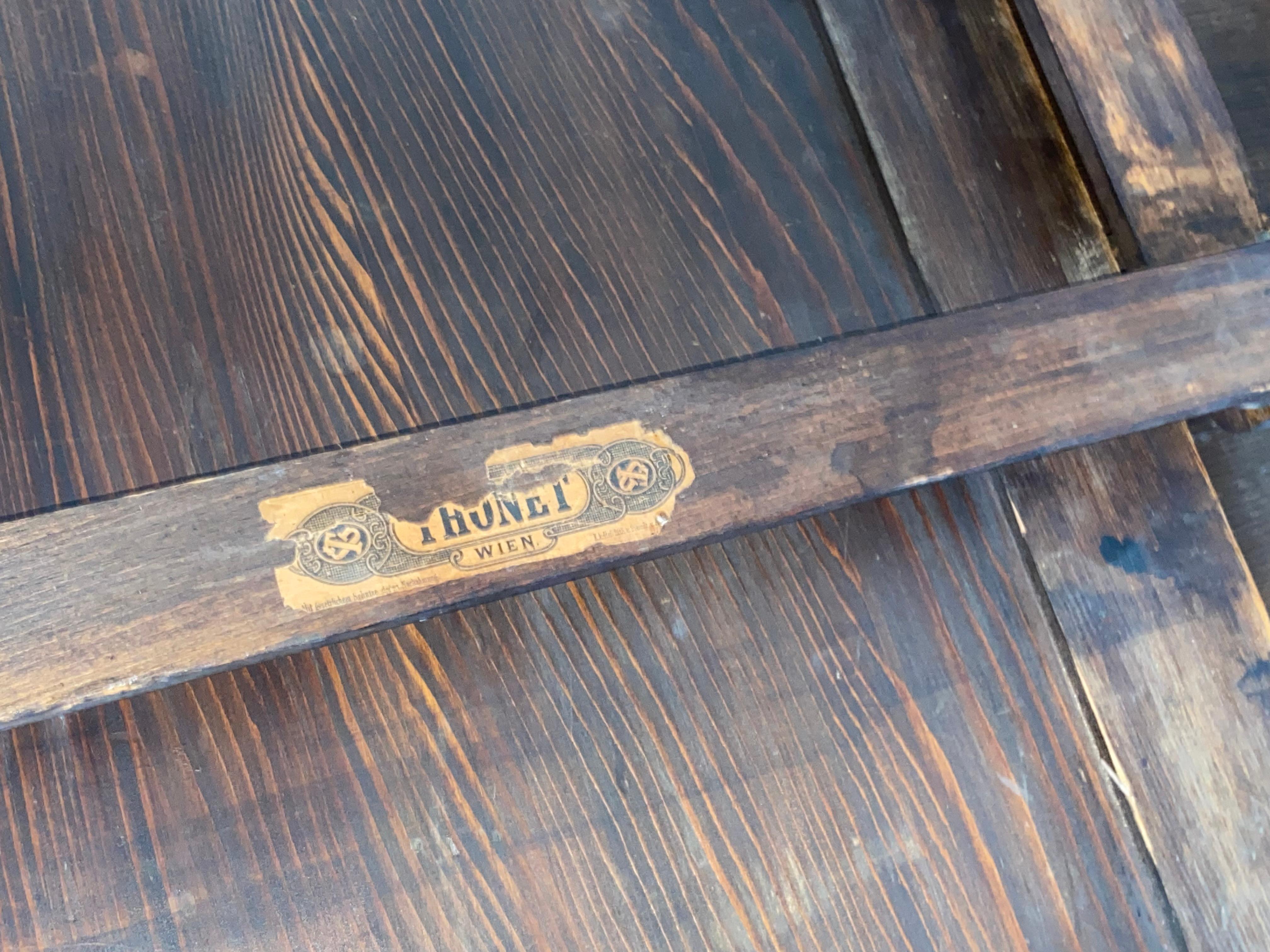 Large extendable dining table - Thonet Nr.119, 1900ca en vente 5