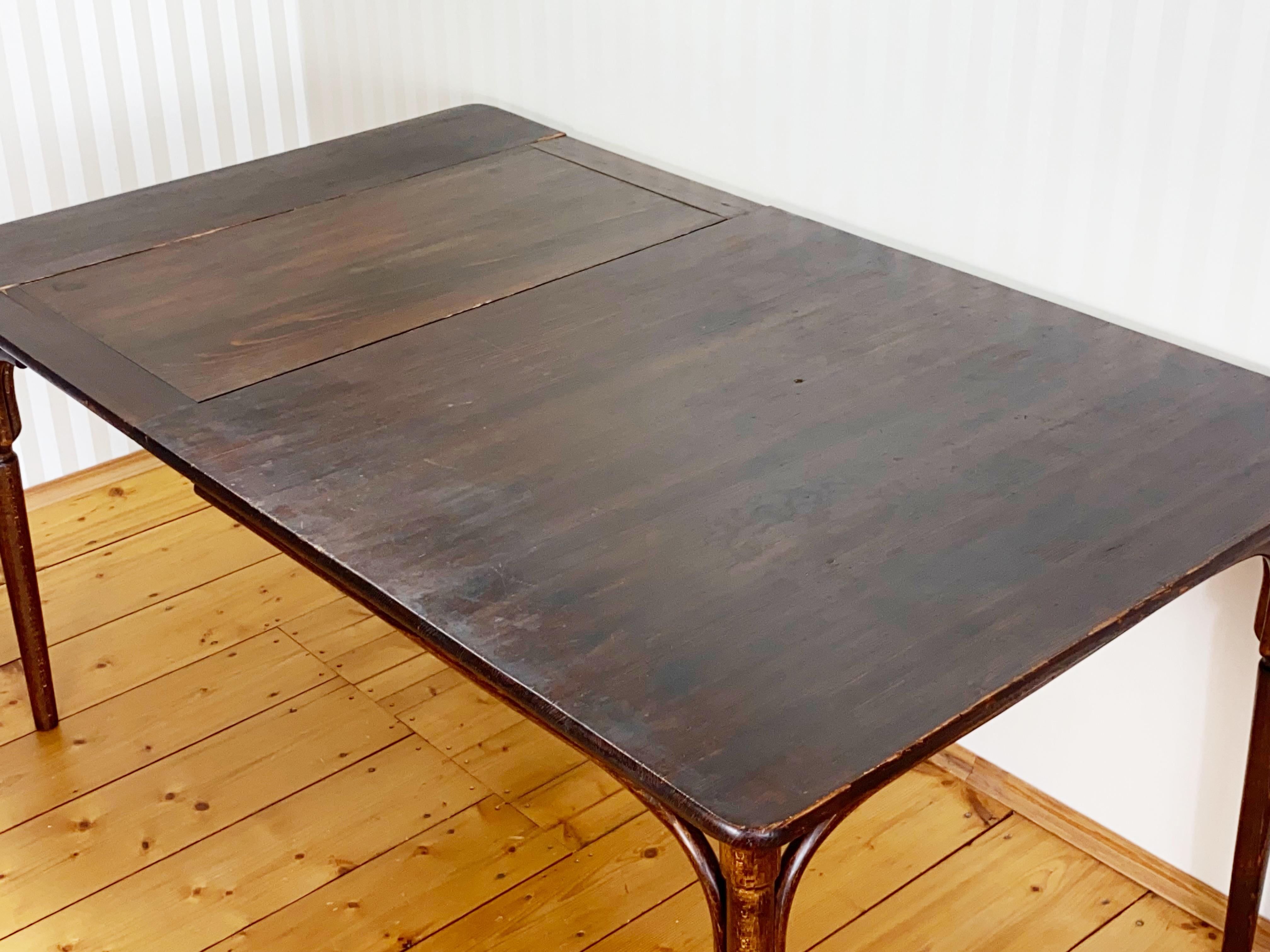 Large extendable dining table - Thonet Nr.119, 1900ca Bon état - En vente à Praha, CZ