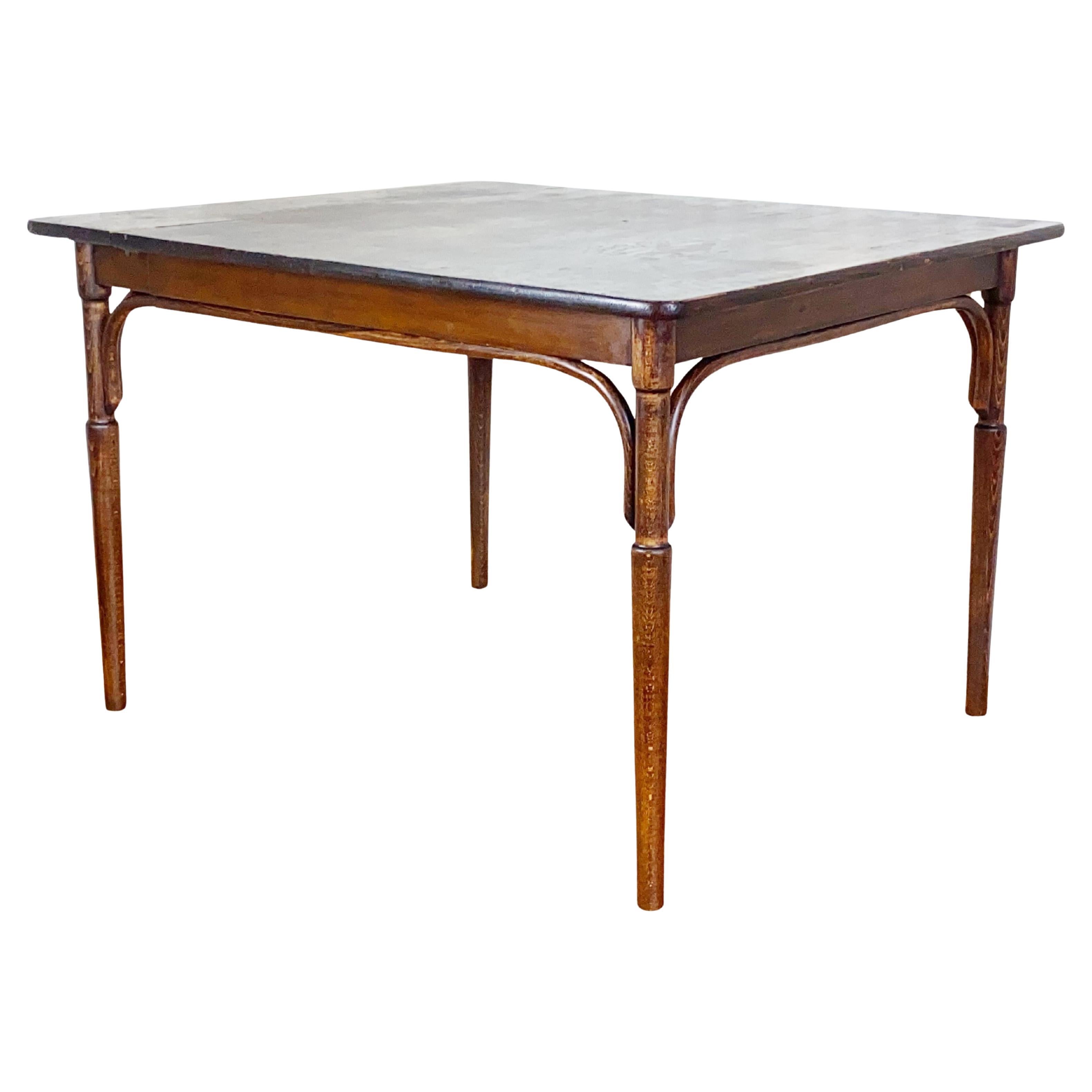Large extendable dining table - Thonet Nr.119, 1900ca en vente