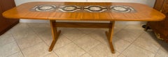Large Mid-Century Extendable Danish Dining Table or MCM Teak Dining Table