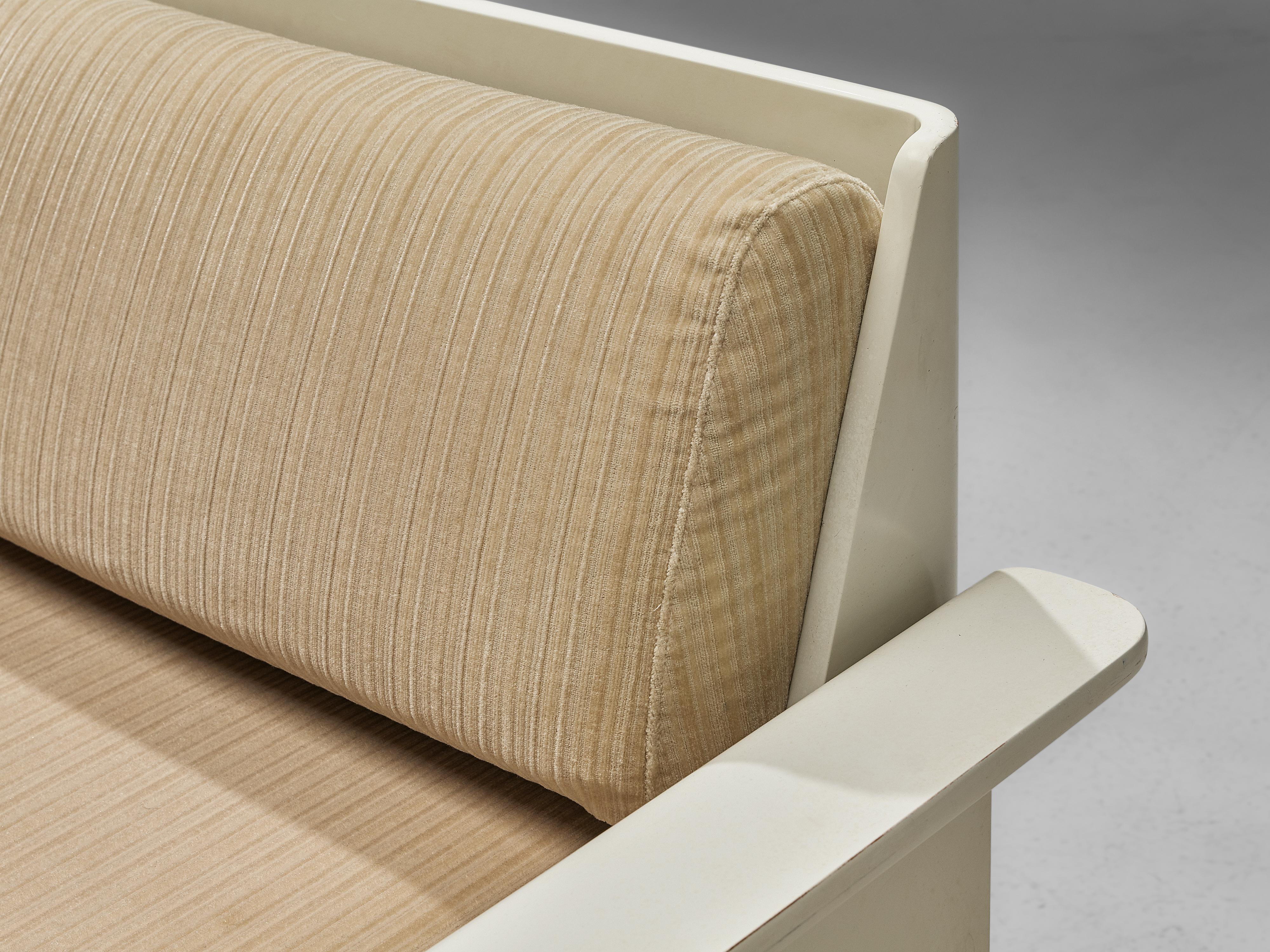German Large Extendable Modular Sofa on Wheels