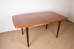 Large Extendable Scandinavian Teak Dining Table by Alf Aarseth for Gustav Bahus