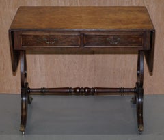 Gran Mesa de Juegos Extensible en Nogal Abeto Ruedas + Cajones