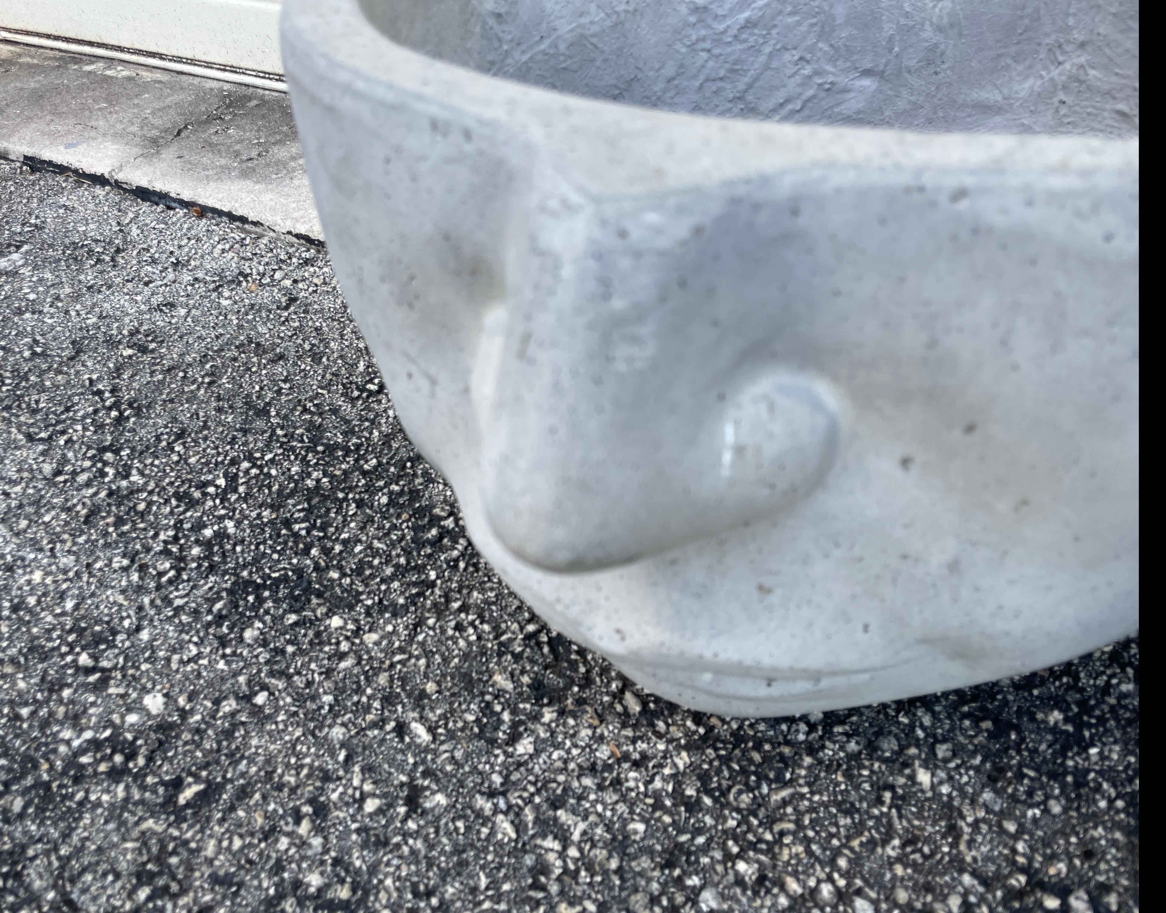 20th Century Large Face Planters Depicting a Nose & Lips For Sale