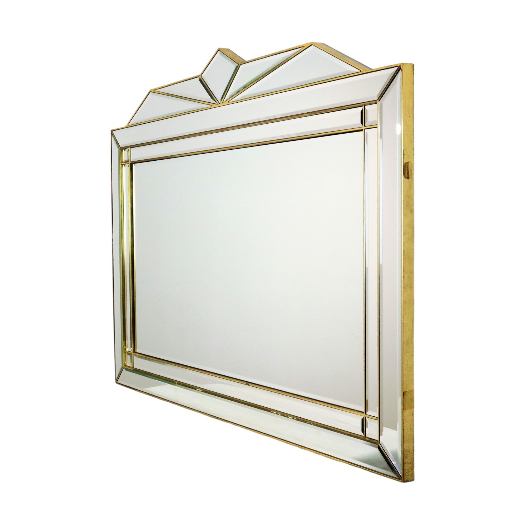 Grande specchio Deknudt a taglio sfaccettato XL Hollywood Regency Design in vendita 6