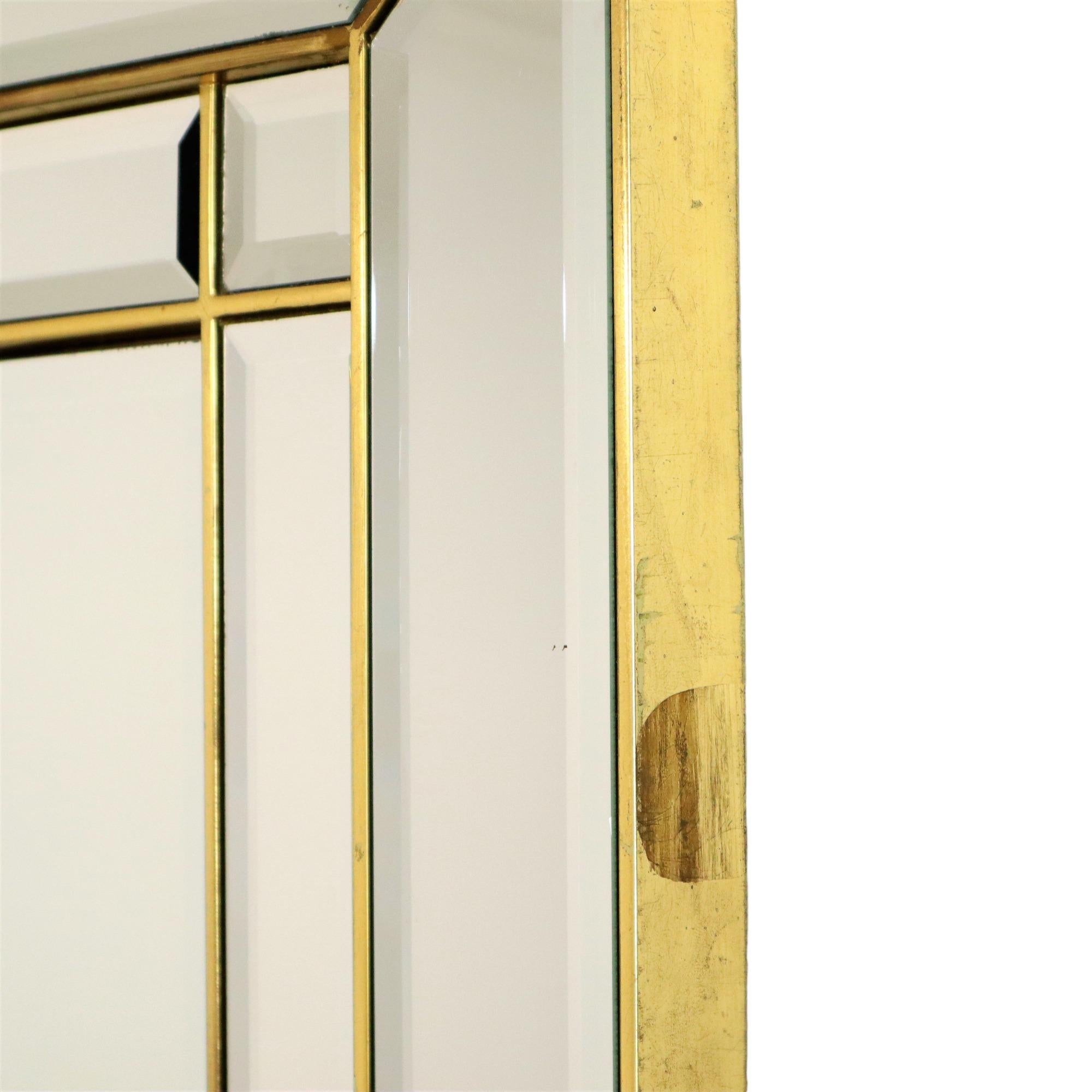 Specchio Grande specchio Deknudt a taglio sfaccettato XL Hollywood Regency Design in vendita
