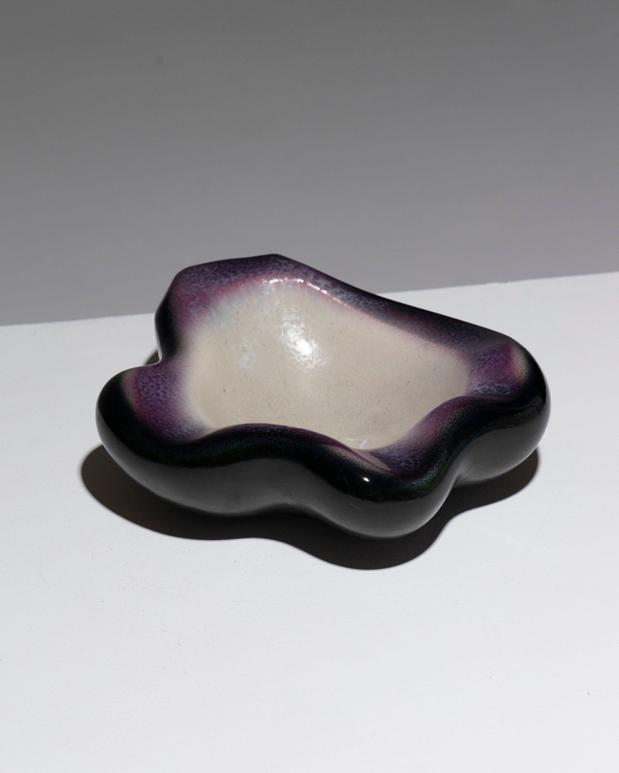 Large Faience Ashtray, Pol Chambost, 1960s