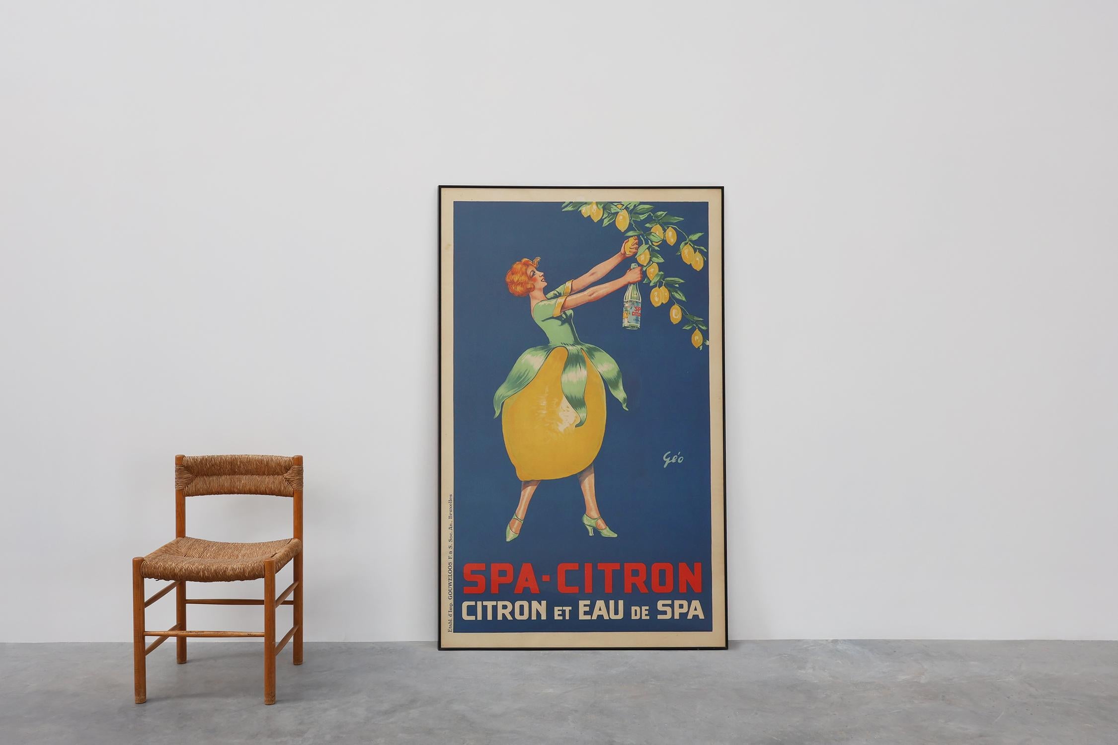Belgien / 1925 / Affiche by Geo for Spa / Papier, Glas, Metall / Art Deco / Mitte des Jahrhunderts / Vintage

Vintage-Affiche 