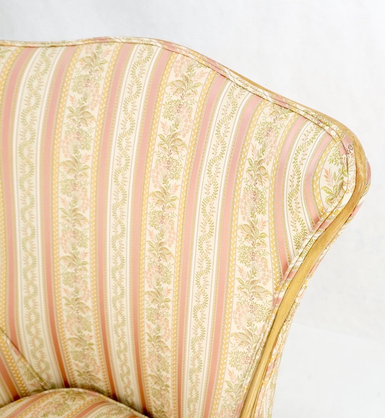 Large Fan Back Carved 