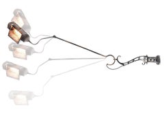 Lampada dentale grande della Faries Company, paralume a specchio Piper