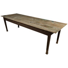 Large Farm Table from France, circa 1940