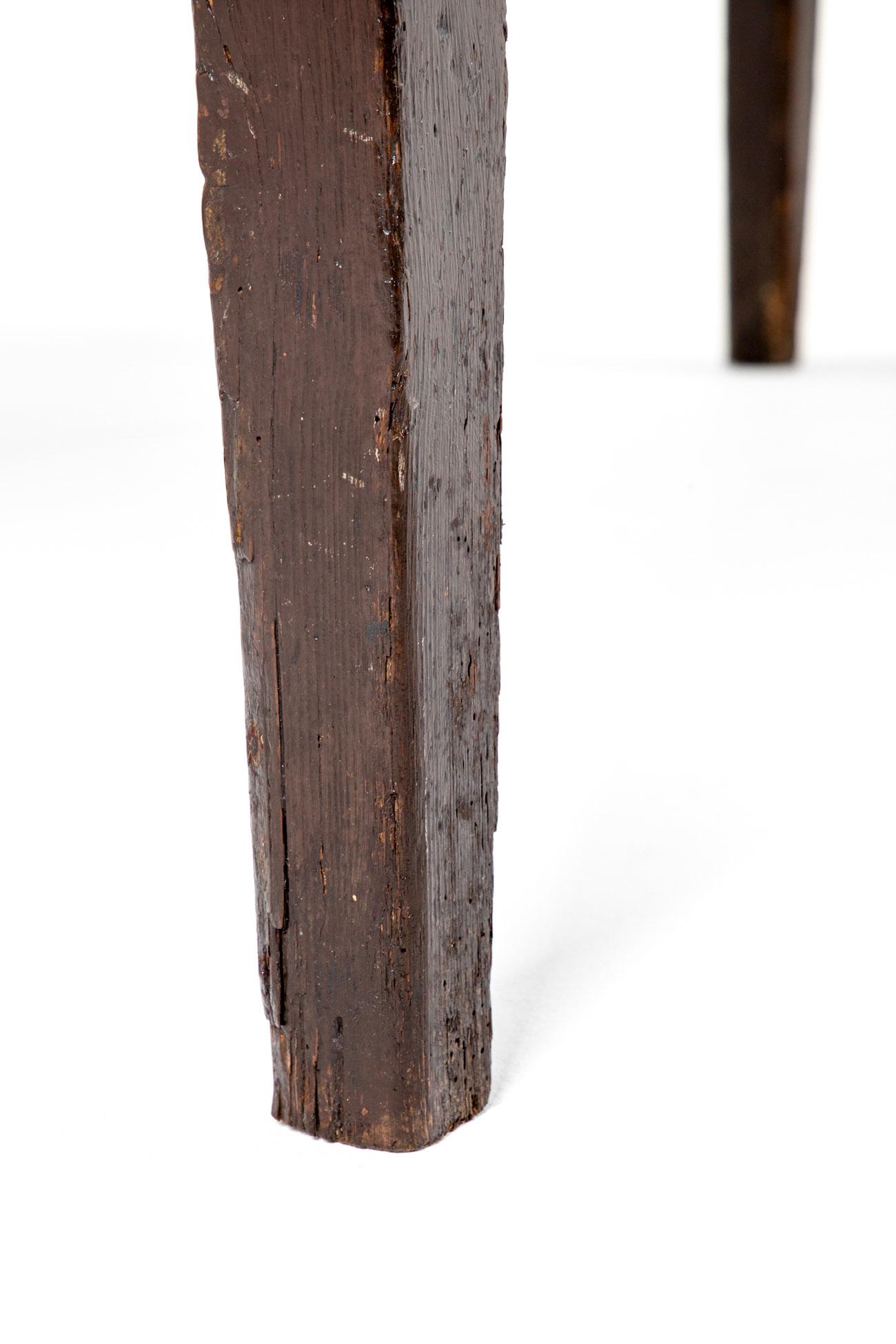 Large Farmhouse Preparation Table with Deep Drawers For Sale 4