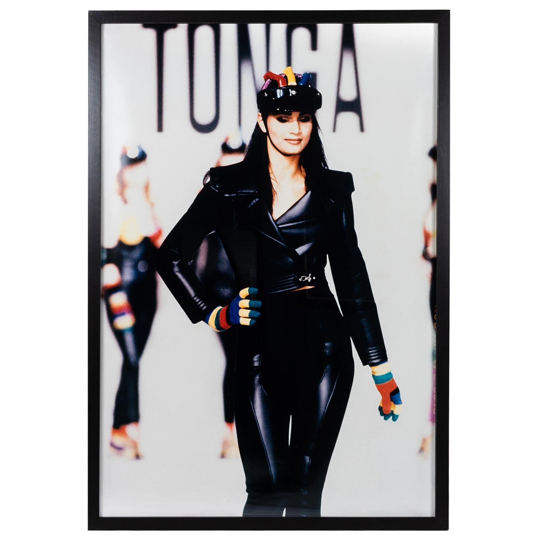 Large Fashion Photography of the Avant Garde Fashion Brand TONGA, Munich 1980s For Sale