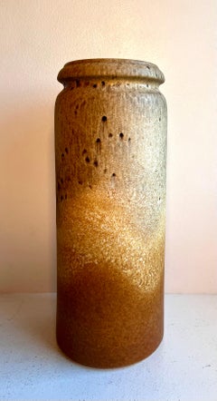 Gran jarrón de cerámica artística "Lava gorda" de Scheurich, Alemania Occidental, años 60