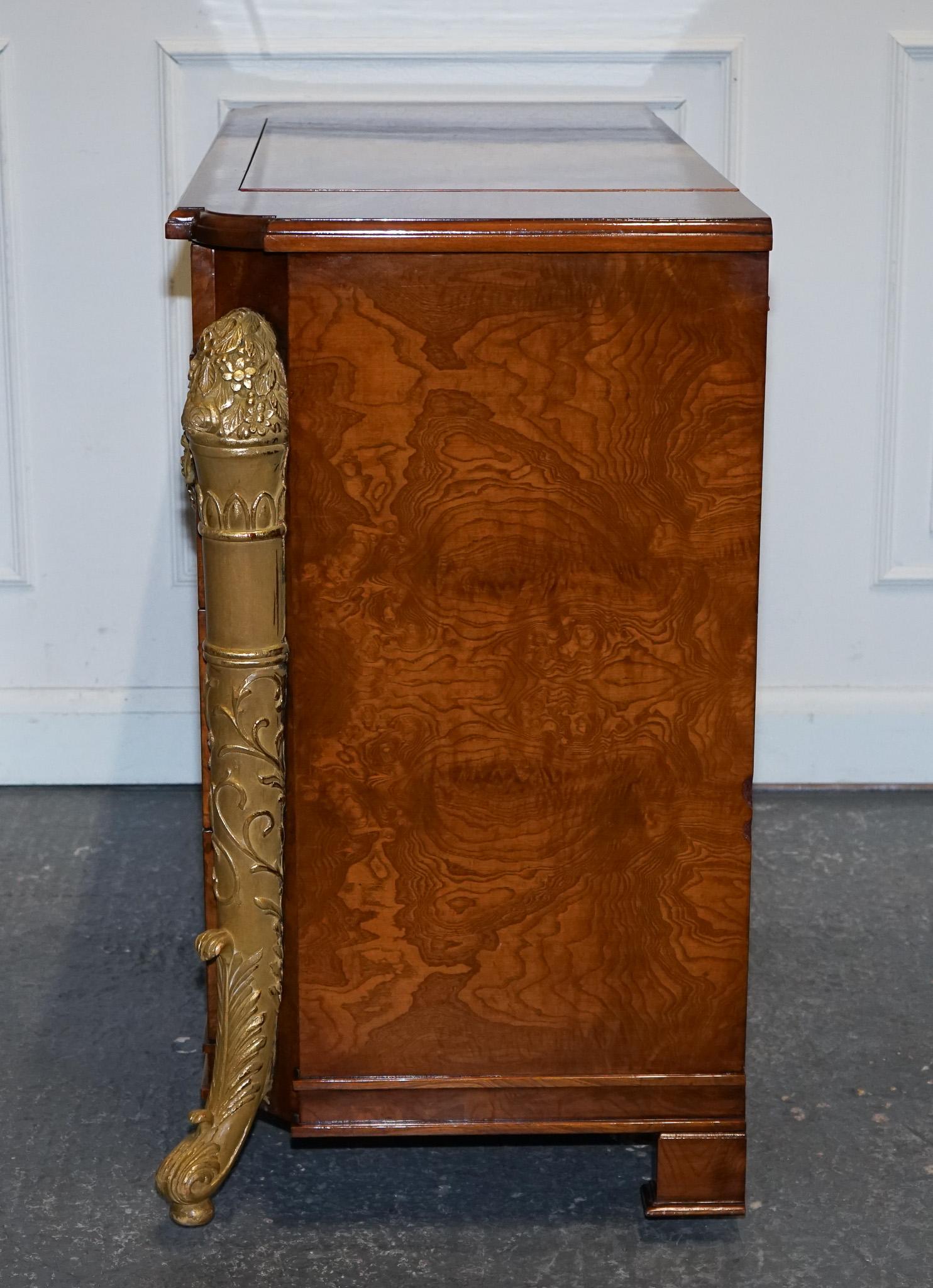 GRANDE CASSETTIERA IN FAVOLE A NASCOSTO CABINET TV STILE EMPIRE FRANCESE in vendita 3