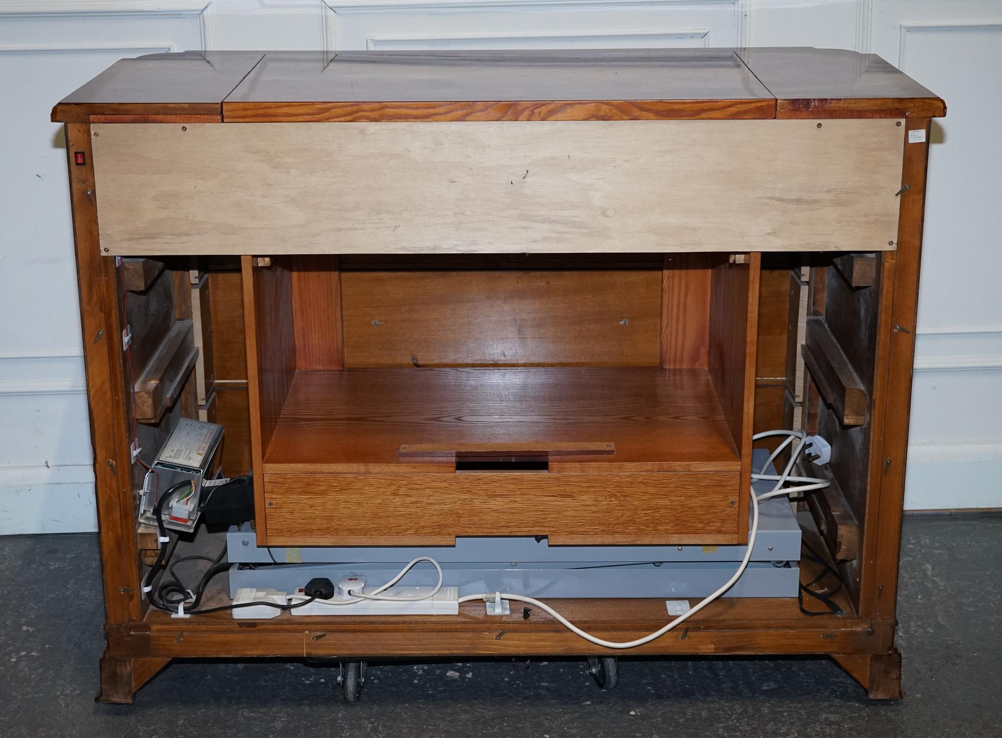 GRANDE CASSETTIERA IN FAVOLE A NASCOSTO CABINET TV STILE EMPIRE FRANCESE in vendita 4