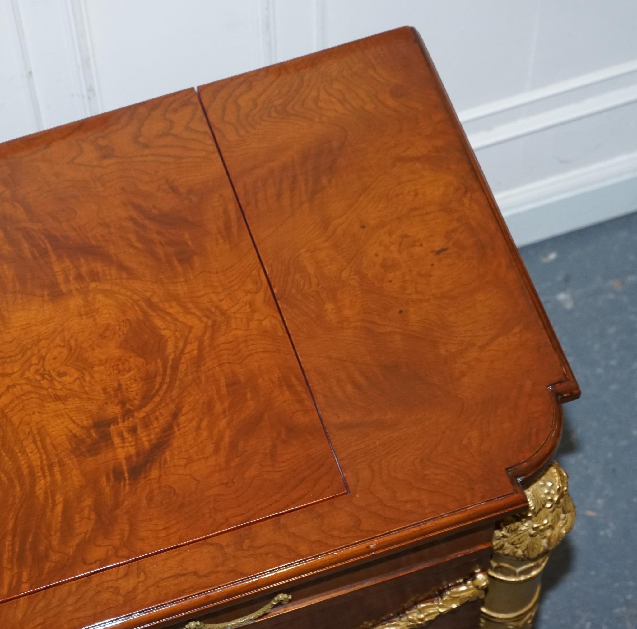 GRANDE CASSETTIERA IN FAVOLE A NASCOSTO CABINET TV STILE EMPIRE FRANCESE in vendita 1