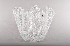 Large Fazzoletto Vase by Fulvio Bianconi for Venini Murano
