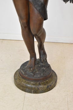 Large Female Nude Bronze Sculpture Statue
