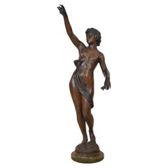 Large Female Nude Bronze Sculpture Statue