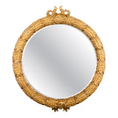 Grande specchio a corona Ferguson Copeland Giltwood Lauren 4 Ft