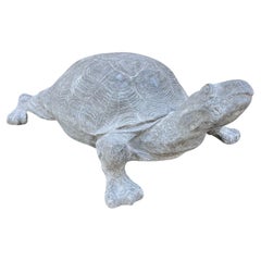 Grande tortue en fibre de verre