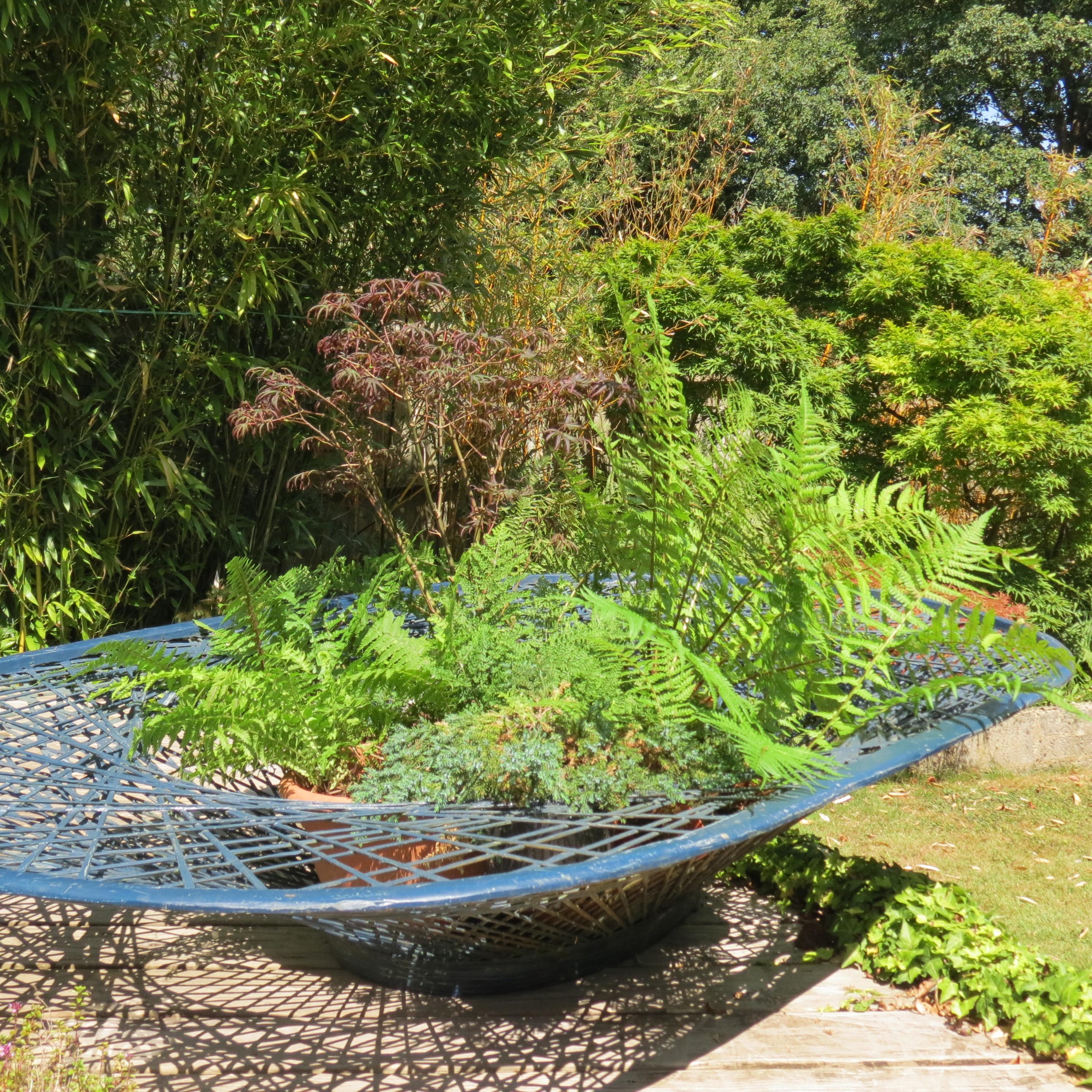 Grande jardinière en fibre de verre Jardinière en fibre de verre du milieu du siècle 1970 Russell Woodard en vente 3