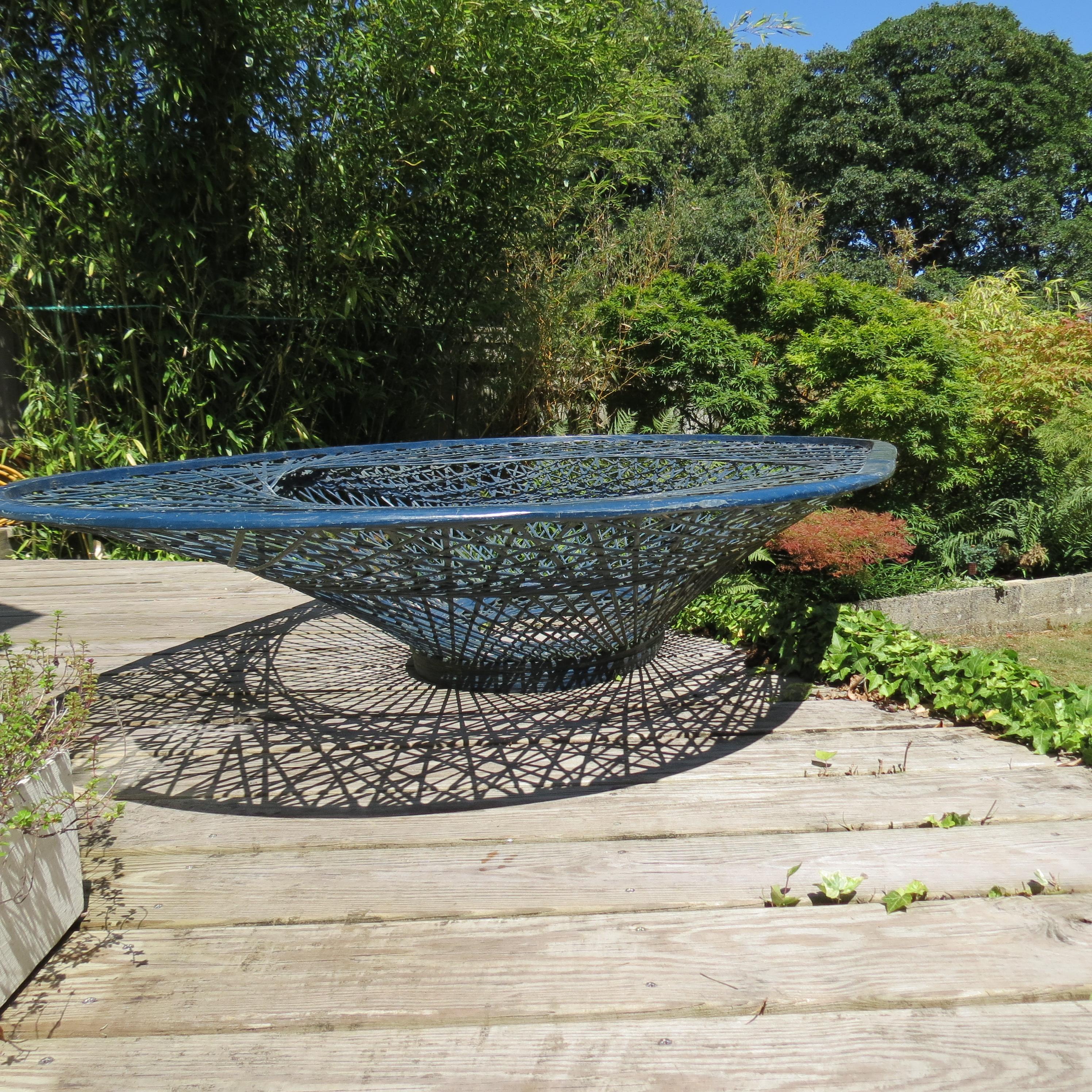 20ième siècle Grande jardinière en fibre de verre Jardinière en fibre de verre du milieu du siècle 1970 Russell Woodard en vente