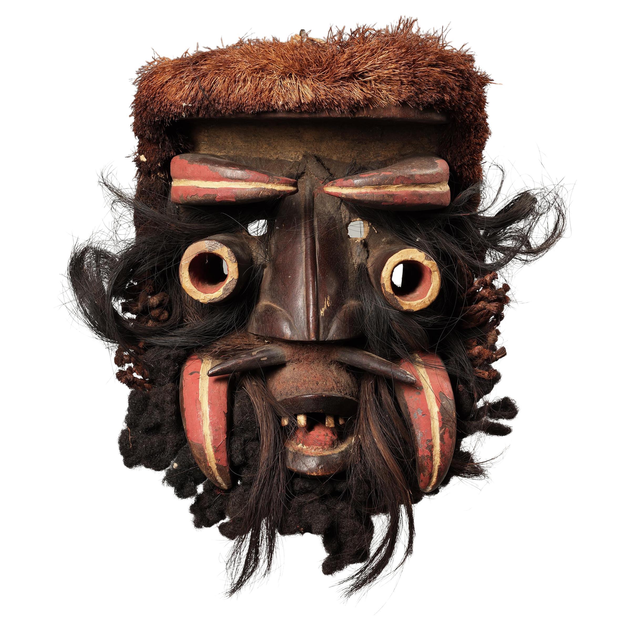 Grand Masque Dan Guere We Hair Tusks Côte d
Ivoire Afrique ex Fearing