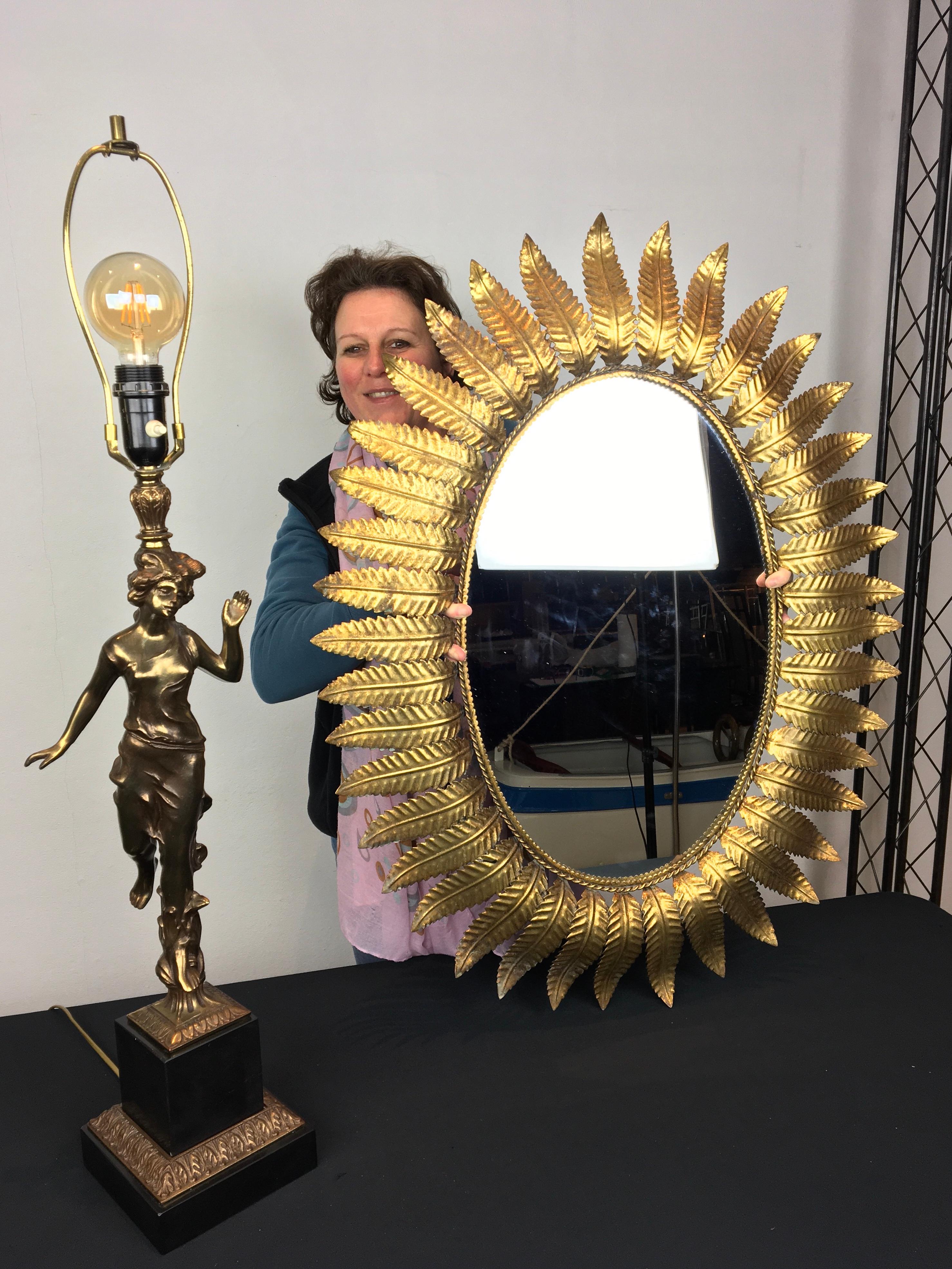 Grande lampe de table Figural Lady par Deknudt en vente 12