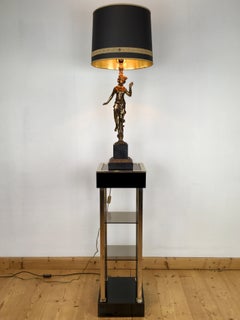 Large Figural Lady Table Lamp by Deknudt