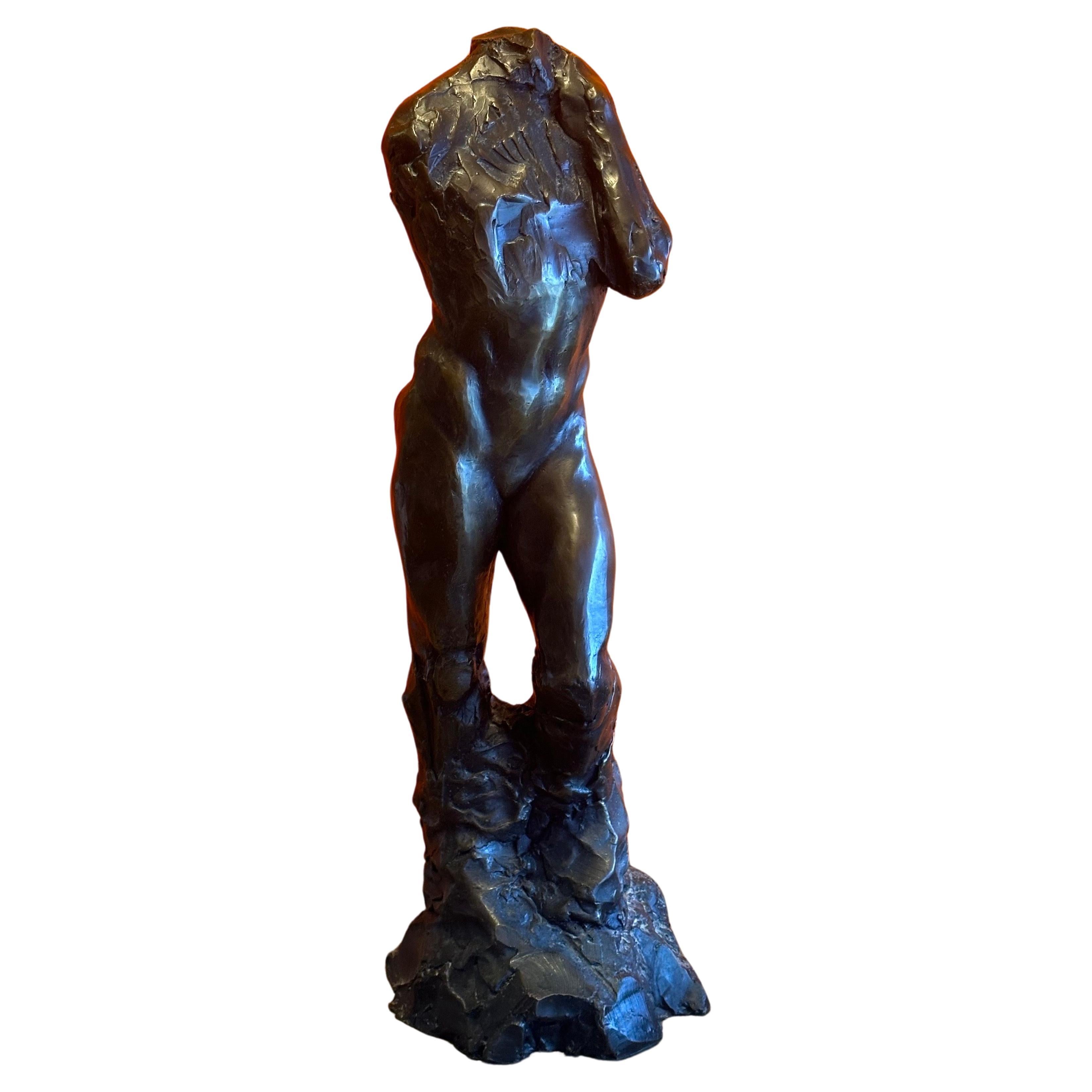 Grande sculpture figurative en bronze intitulée « Adam's Rib » de Roark Congdon en vente 5