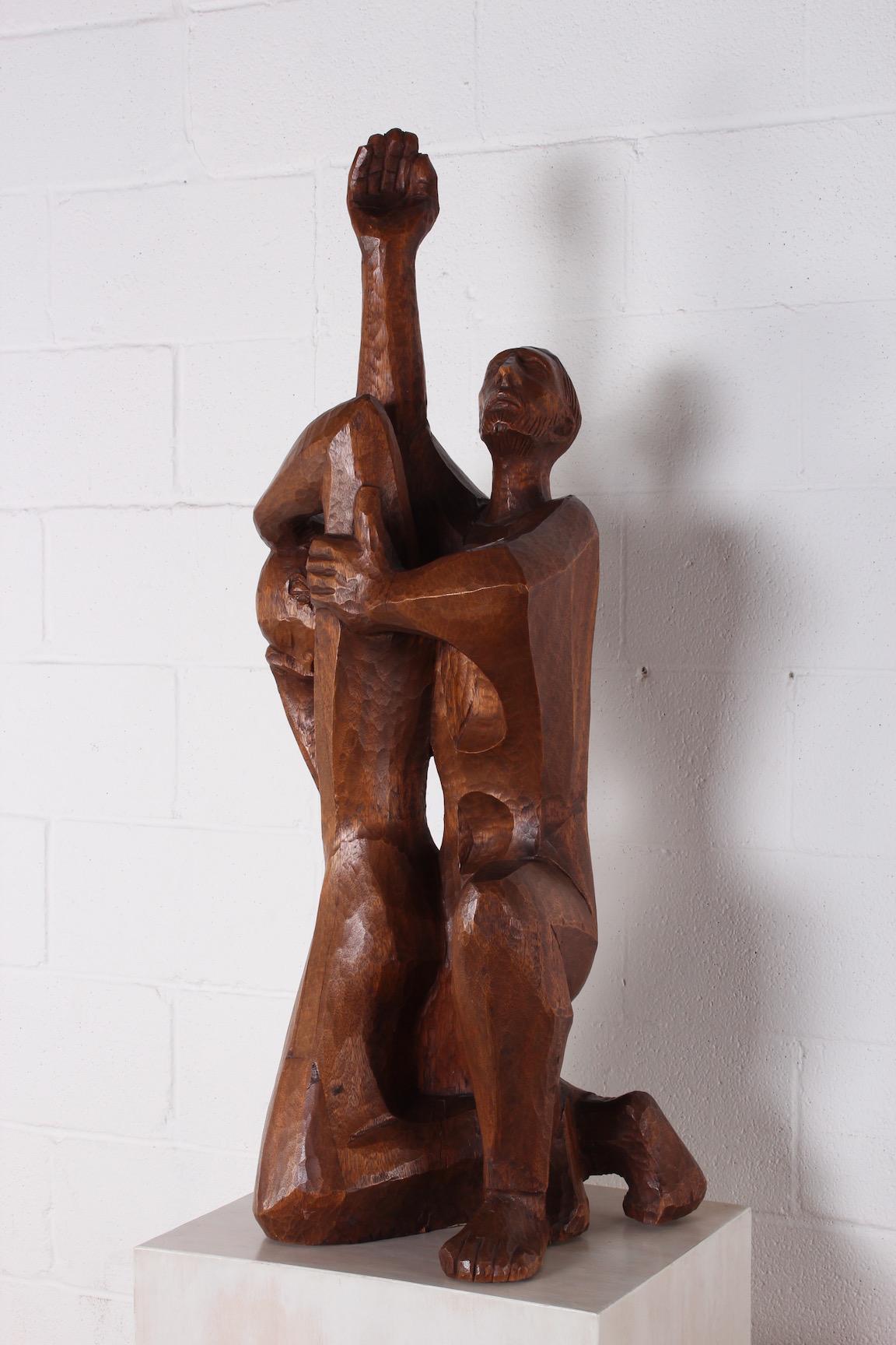 Large Figurative Sculpture by Walter Midener, 1959 In Good Condition In Dallas, TX