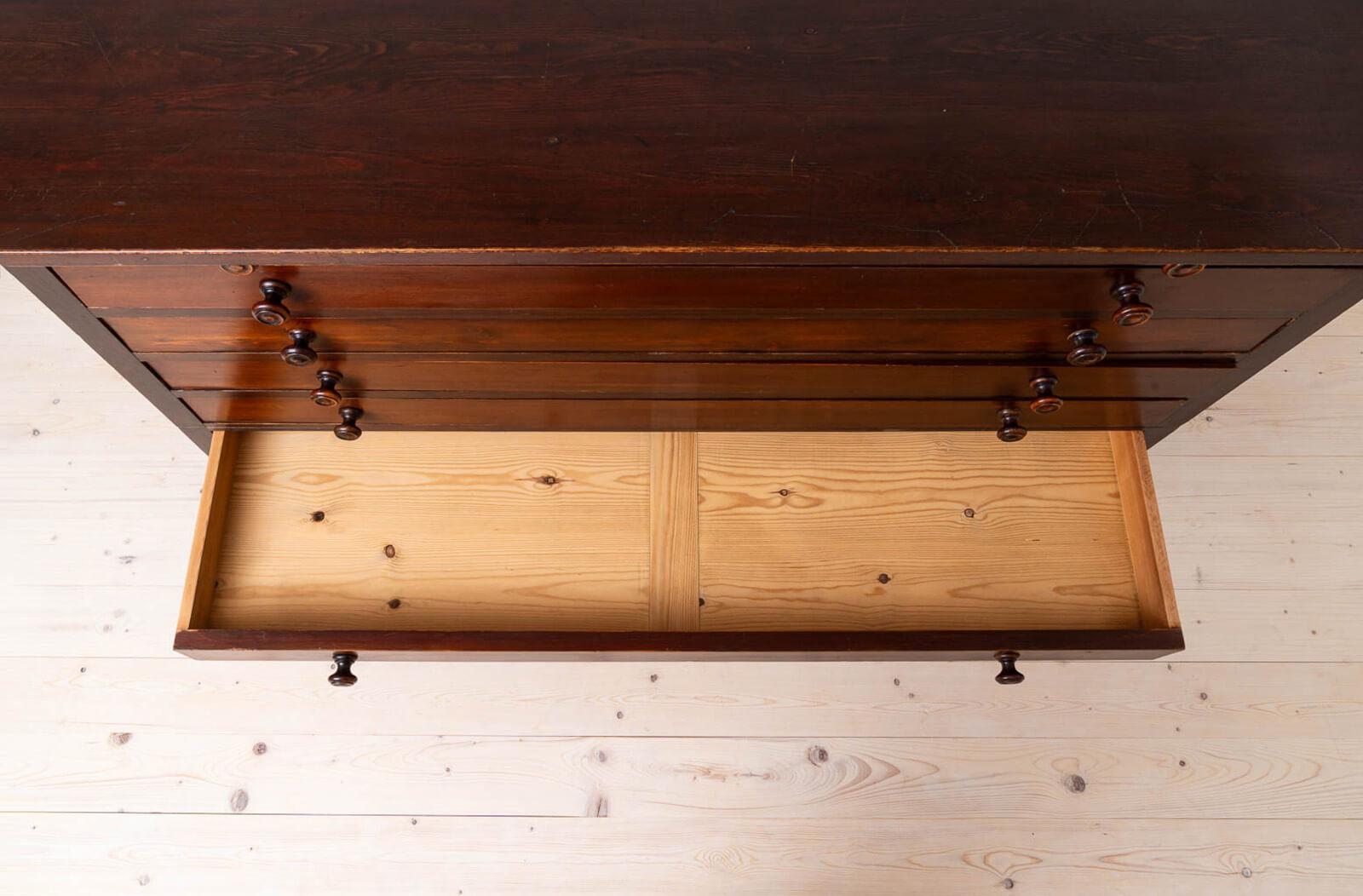 Large Filing or Drawing Cabinet, Early 20th Century, 10 Drawers For Sale 2
