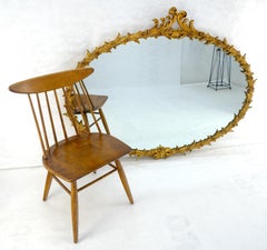 Large Fine 61” Long Oval Gilt Gesso Rococo Louis VX Style MINT