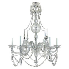 Large Fine English Country House Georgian Chandelier