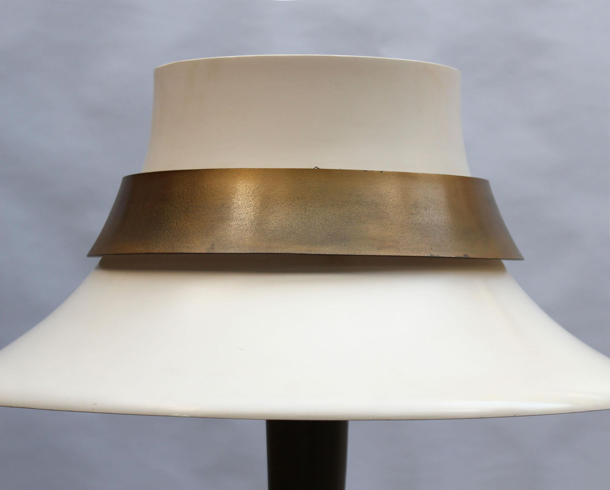 Milieu du XXe siècle Grande lampe de bureau/table Art Déco française par Perzel  en vente