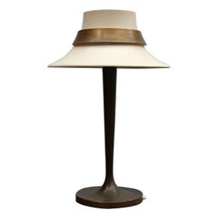 Grande lampe de bureau/table Art Déco française par Perzel