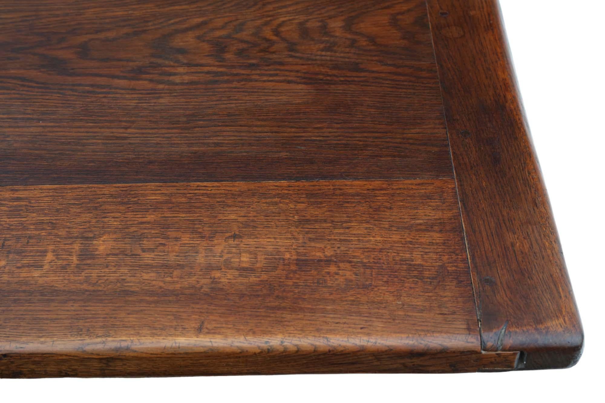 Mesa de comedor antigua de roble, grande y de gran calidad - C1920 Madera