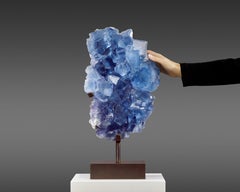 Large finest blue-purple fluorite