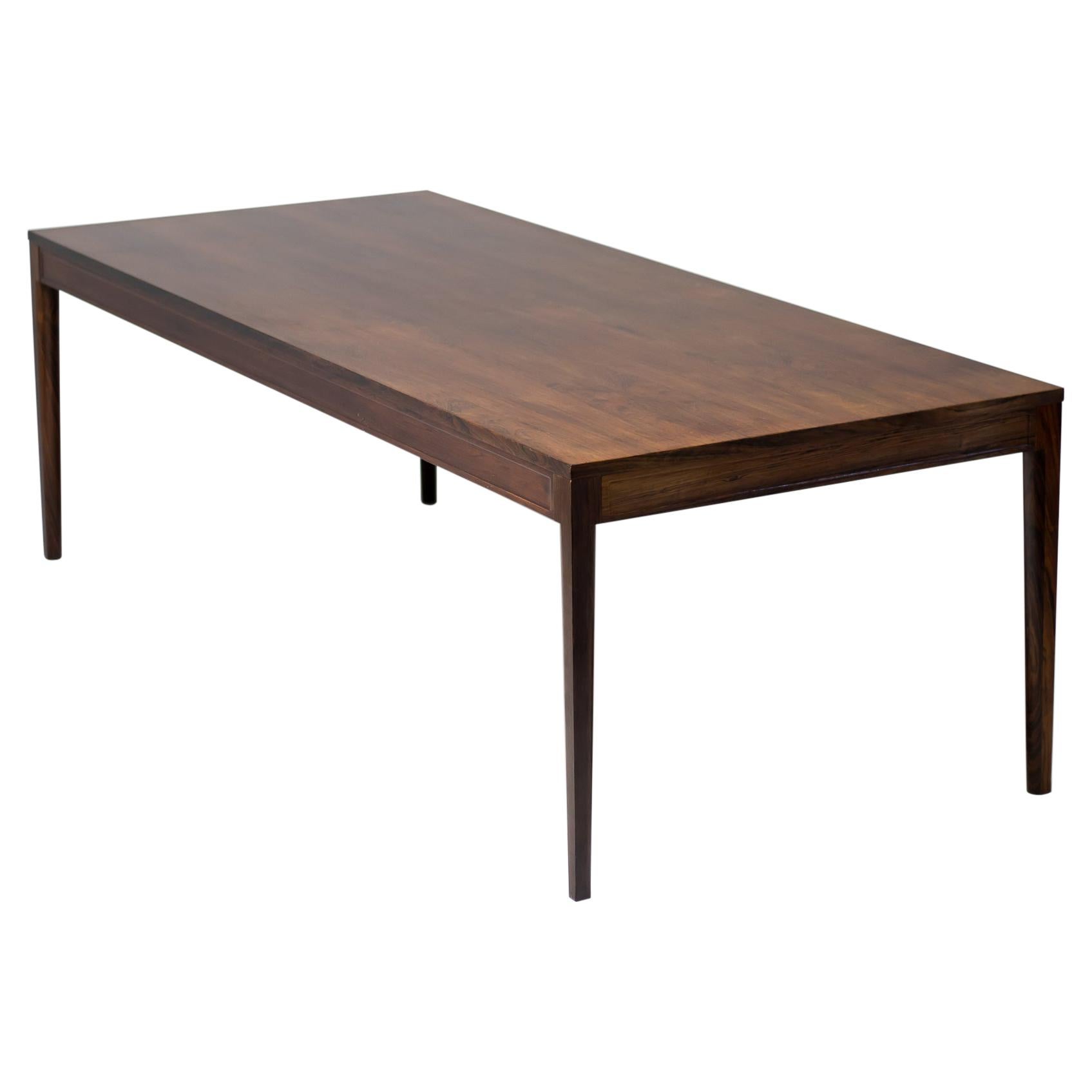 Large Finn Juhl Diplomat Writing Table in Rosewood