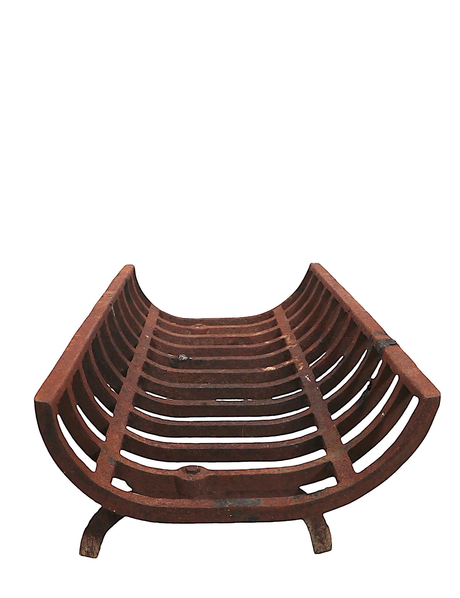 Américain Grande grille porte-bûches de cheminée en vente