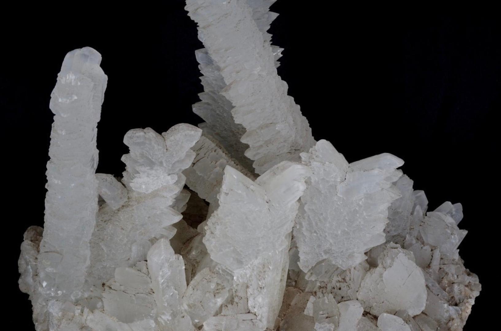 Large Fishtail Selenite Crystal Formation Specimen In Good Condition For Sale In Bradenton, FL